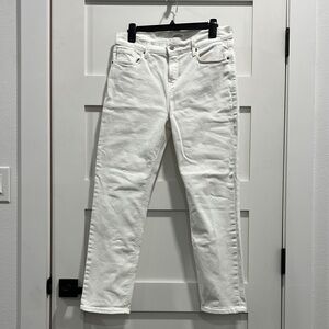 Old Navy Women's White Boyfriend Jeans